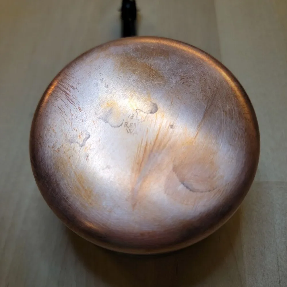 Vintage Revere Ware 1801 Copper Bottom Measuring 1 Cup w/ Marks 